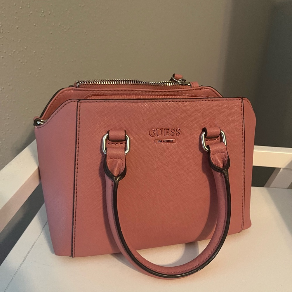 Guess Blush Pink Satchel Bag